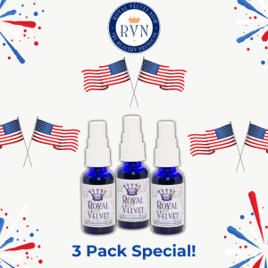 Deer Antler Velvet Spray from Royal Velvet (flavored) Star Spangled 3 Pack Special!